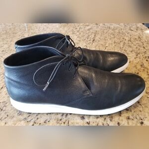 Kenneth Cole Rocketpod Men's Sneakers Chukka Mid-Ankle Black Leather Size 9 NICE